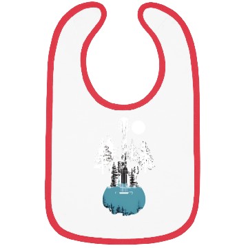 Discover Nature Guitar Silhouette Bibs