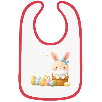 Discover Happy Easter design Bibs