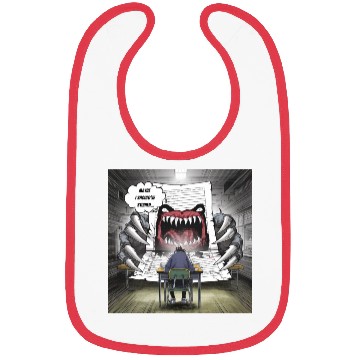 Discover Test Anxiety Student vs Exam Monster Exam Struggle Bibs
