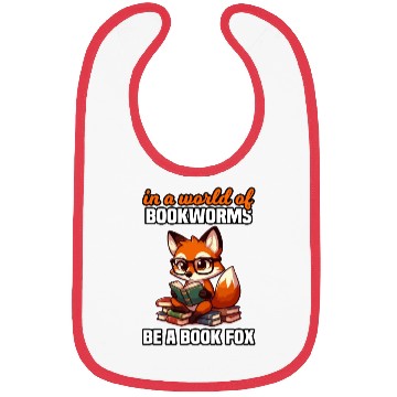 Discover Cute Bookworm For Librarian Assistant Book Lover Bibs
