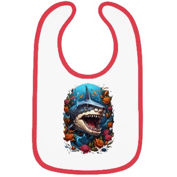 Discover great shark Bibs