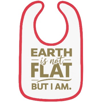 Discover Flat Earth Satire Ironic Jokes Bibs