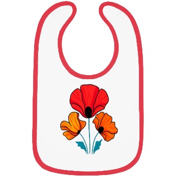 Discover Poppy Bloom Bibs