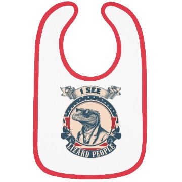 Discover I see lizard people vintage Bibs