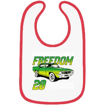 Discover Racing OLD car illustrated | muscle car Bibs