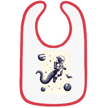 Discover Dragon Astronaut, Dragon in space Bibs