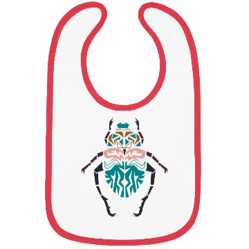Discover Unique Beetle Insect Vector Colorful Shape Bibs