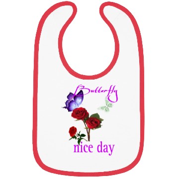 Discover "Butterfly Nice Day. Bibs