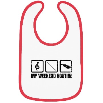 Discover My Weekend Routine Bibs