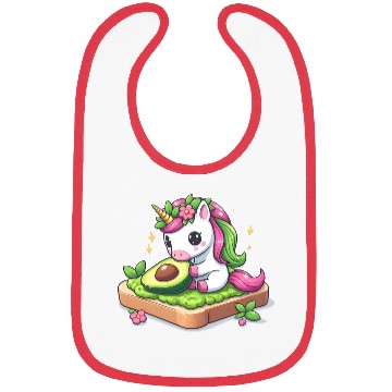Discover Unicorn's Avocado Toast Bibs