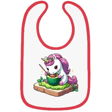 Discover Unicorn's Avocado Toast Bibs