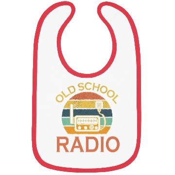 Discover Retro Old School Amatuer Radio Funny Bibs
