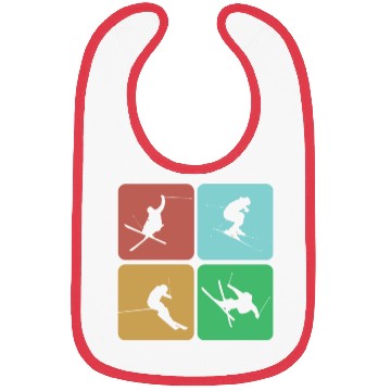 Discover Skiing Mountains Winter sports Nature Bibs