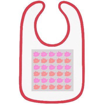 Discover PINK RED FLORAL PATTERN Bibs