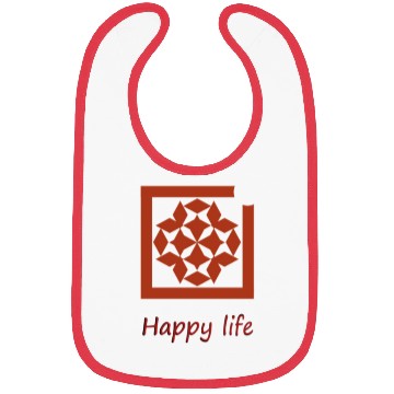 Discover Happy life Winter design Bibs