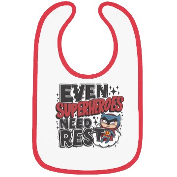 Discover even superheroes need rest Bibs