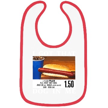 Discover I Got That Dog In Me Funny Hot Dogs Bibs