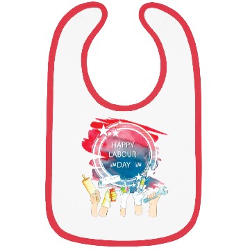 Discover Labor Day Celebration Artwork Bibs