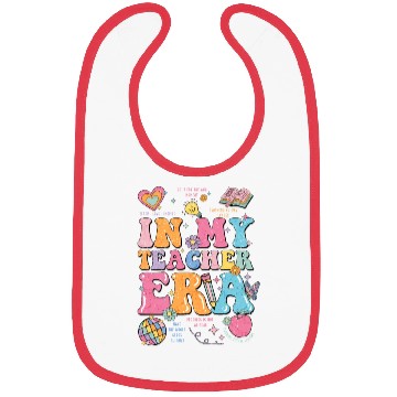 Discover In My Teaching Era Teacher Appreciation Bibs