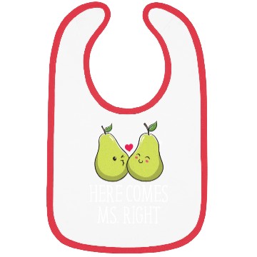 Discover Here Comes Ms Right Wedding Funny Bride Bridal Bibs