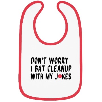 Discover Funny Baseball Pun Bibs