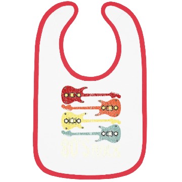 Discover 80s Rock Band Guitar Cassette Tape 1980s Bibs