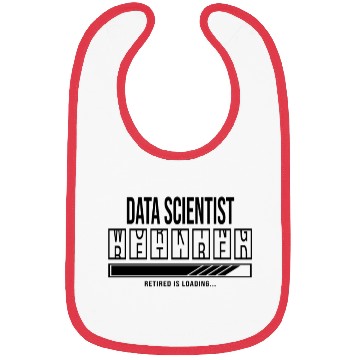 Discover Retirement gift idea Retired Data-Scientist Bibs