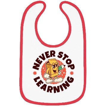 Discover Never Stop Learning Bibs