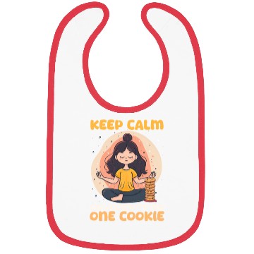 Discover Cookie Lover Keep Calm Pretend Just One Cookie Bibs