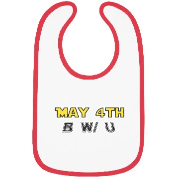 Discover may 4th be with you YELLOW GRUNGE Bibs
