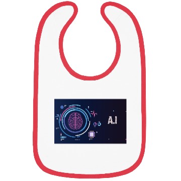 Discover Futuristic AI Design Bibs