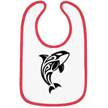 Discover Jumping Orca T Tattoo Style Bibs