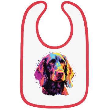 Discover Watercolor Colorful German Wirehaired Pointer Bibs