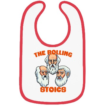 Discover Greek Philosophers - Rolling Stoics Bibs