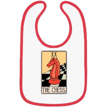 Discover Chess Piece Tarot Card - Chessboard Bibs