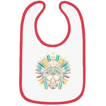 Discover Indigenous Native American Skull Head Bibs
