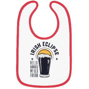Discover Irish Solar Eclipse - Hello Darkness My Old Friend Bibs