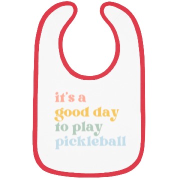 Discover It's a Good Day to Play Pickleball Bibs