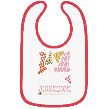 Discover Dimension Psychedelic Illustration Bibs