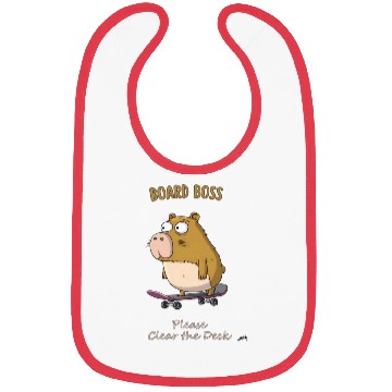 Discover Skate Park Capy: The Capybara Cruiser Bibs