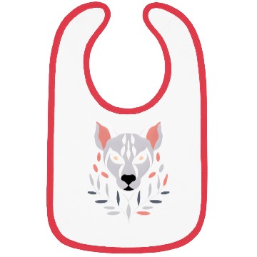Discover Hyena Symmetrical Design Bibs