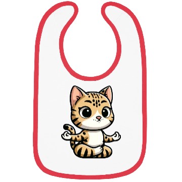 Discover Bengal Cat Yoga & Meditation Calm Bibs