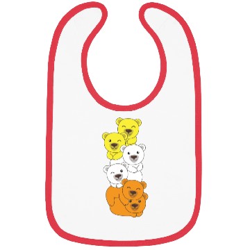 Discover Maverique Flag Pride Lgbtq Cute Bear Bibs