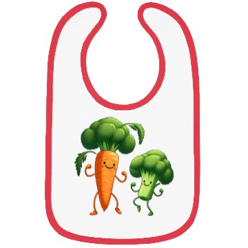 Discover Carrot Dancing with Broccoli Bibs