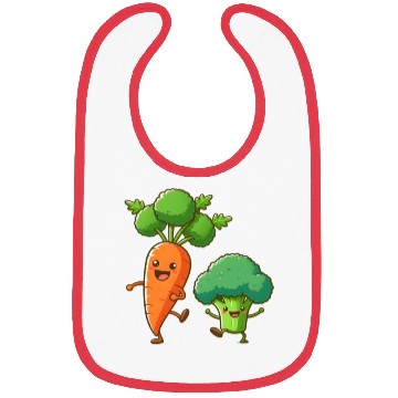 Discover Carrot Dancing with Broccoli Bibs