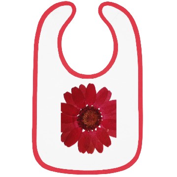 Discover Red Sunflower Bibs