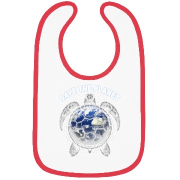 Discover Save The Planet Turtle Environment Ocean Earth Day Bibs