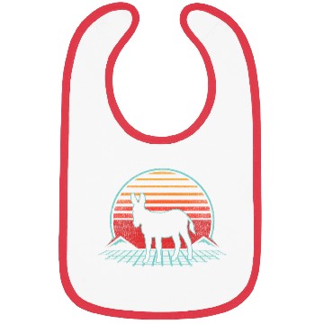 Discover Donkey 80s Animal Lover Bibs