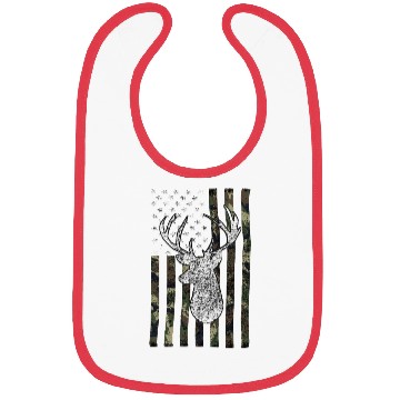 Discover Whitetail Buck Deer Hunting American Camouflage Bibs