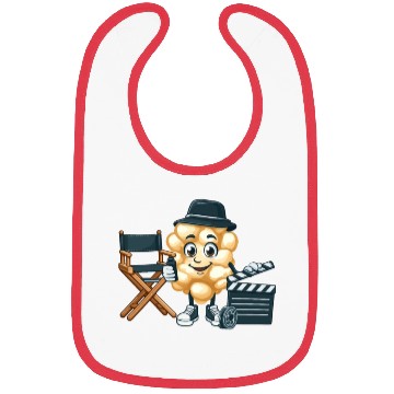 Discover Popcorn Movie Fan Cinema Bibs
